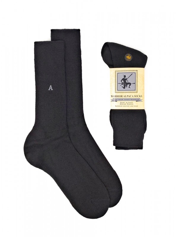 Lace-Trimmed Boot Socks - Warrior Alpaca Socks