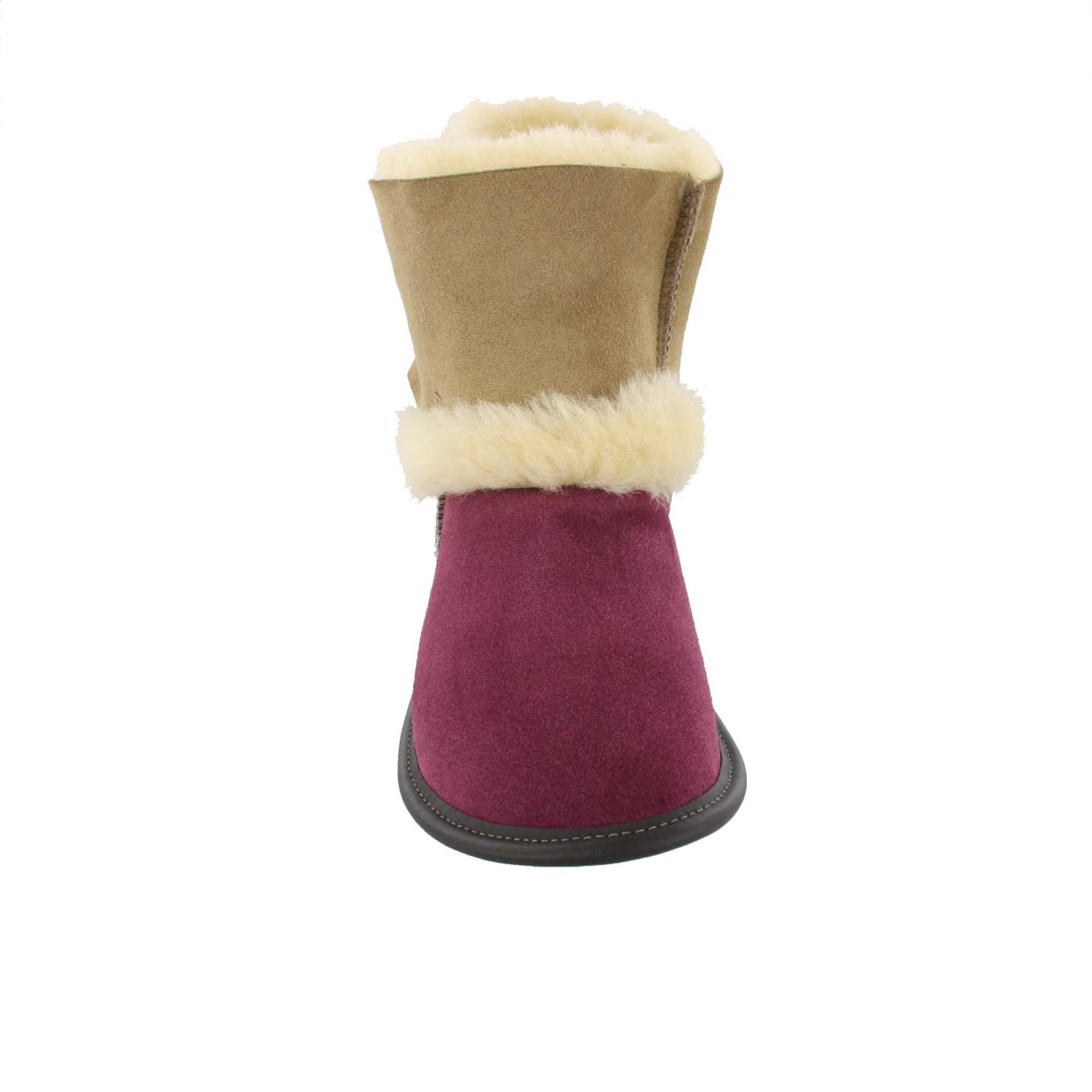 Sheepskin hot sale bootie slippers